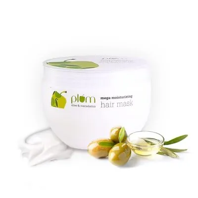 Plum Olive & Macadamia Mega Moisturizing For Dry Hair Mask - 250 Gm Free Ship • £30.43