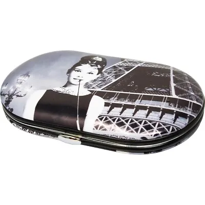 Audrey Hepburn Manicure Set 5pc Travel Compact Gift Nails File Tweezers In Case • £4.90