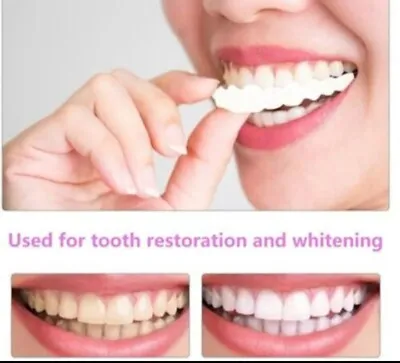 $13.49 • Buy Smile Snap On Upper＆Bottom Eat False Teeth Denture Veneers Dental Tooth Cover US