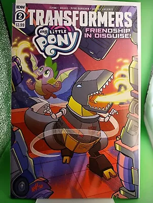 2020 IDW Comics My Little Pony Transformers 2 Tony Fleecs Cover A Variant FREE S • $7