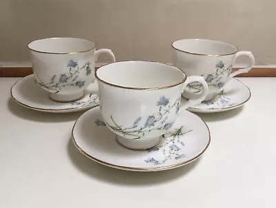 £16.50 • Buy Sadler Wellington Bone China Harebell Tea Cup & Saucer X 3
