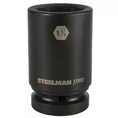 Steelman Pro 1 In. Drive 1-1/2 In. 6 Point Deep Impact Socket 79335 • $33.99