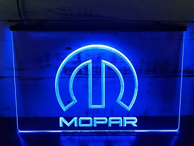 Mopar Neon Light Sign Wall Art GarageHomeRoomShopPartsAccessoriesMan Cave • $22.49