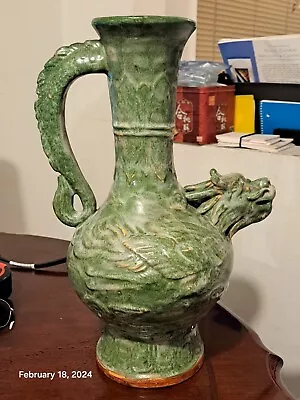 Antique Chinese Large Antique Dragon Vase . Purchased From Joanies Fine Estate • $2300