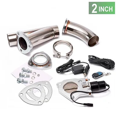 2  Inch 51mm Electric Exhaust Muffler Valve Cutout System Dump Wireless Remote • $174.90