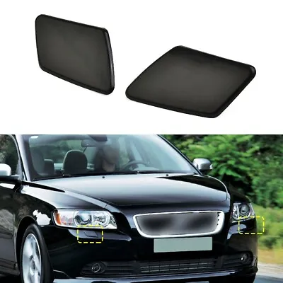 Car Left Right Headlight Washer Cover Cap Accessories For Volvo S40 2005-2007 • $13.08