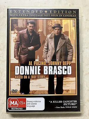 $0.99 • Buy Al Pacino Johnny Depp DONNIE BRASCO Extended Edition DVD, Inc Doco, Featurette +