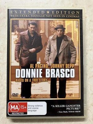 $0.99 • Buy Al Pacino Johnny Depp DONNIE BRASCO Extended Edition DVD, Inc Doco, Featurette +