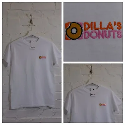 Actual Fact Dillas Donuts Hip Hop J Dilla White Tee T-shirt • £20