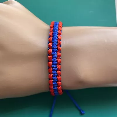 FC Barcelona Handmade Bracelet Pulsera Hecha A Mano (Red & Royal Blue Color) • $9.99