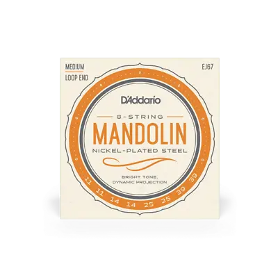 D'Addario EJ67 Nickel Mandolin Strings • $10.99