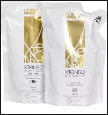 L'OREAL X-TENSO-EX Cream Resistant Hair Rebonding Straight Perm SET-(125 ML X 2) • $44.99