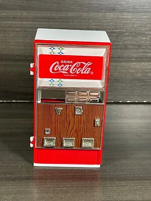 Vtg COKE Mini Vending Machine Metal Toy Rare Doll Furniture Things Go Better • $29.14