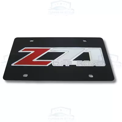 Chevrolet Z71 Off Road Inlaid Design Matte Black License Plate Official Licensed • $34.95