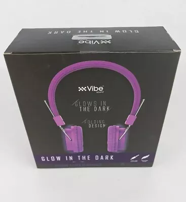 Headphones. Folding Glow In The Dark. Vibe Sound. 3.5 Mm Jack. Brand New. • $14.41