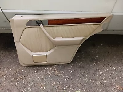 Mercedes Right Rear Door Panel Beige Leather 300E 500E 400E 86-95 W124  • $149