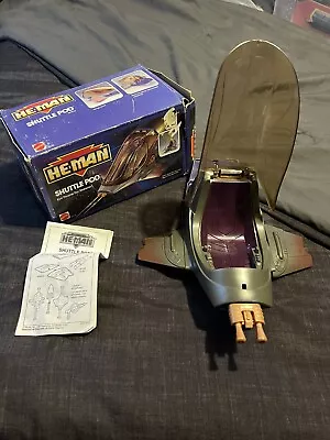 1990 MATTEL MOTU MASTERS OF UNIVERSE NEW ADVENTURES HE-MAN SHUTTLE POD Read Desc • $35