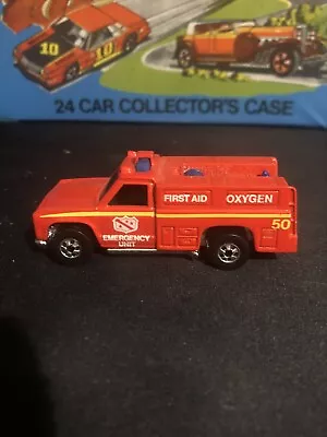 1979 Hot Wheels Rampart Emergency/911 Paramedic Truck 1:64 Vintage (No Box) • $14