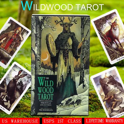 Wild Wood Tarot Cards Beginner Deck Vintage Fortune Telling 78Pcs US • $7.99