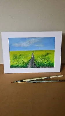 £7.99 • Buy Unique Hand Painted Card  Summer 