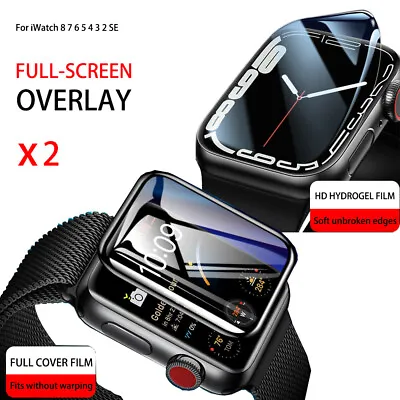 $9.99 • Buy For IWatch Apple Watch Ultra 9 SE 8 7 40/44/41/45/49 Case Screen Protector Cover