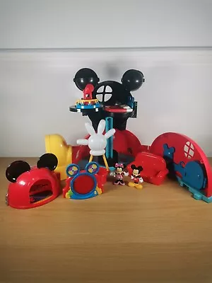 Disney Mickey Mouse Clubhouse Playset + 2 Figures Bundle Free UK Postage  • £29.95
