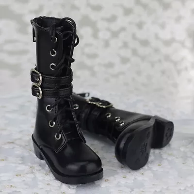 MSD Girl 1/4 BJD Shoes Supper Dollfie Black Boots Dollmore Luts AOD DZ MID DOD • $15.68