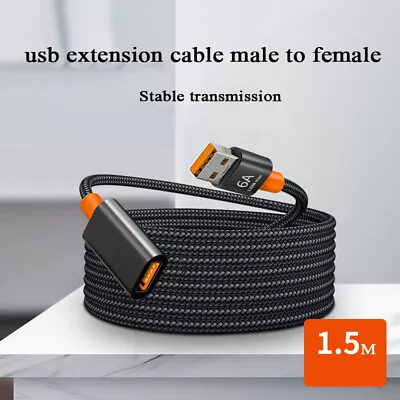 USB 3.0 High Speed Extension Cable Lead A Male To Female Extension 0.5M TO 1.5M • $6.04