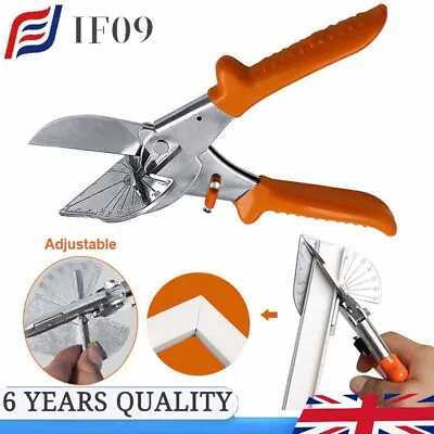 Adjustable Steel Multi-Angle Miter Shear Cutter Scissor Snip Wood Trim Tools UK • £12.83