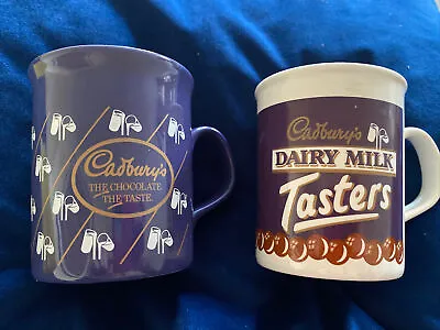 £9.99 • Buy Cadburys Dairy Milk Chocolate & Tasters Mug X 2 Vintage Retro