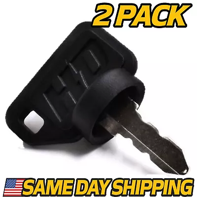 (2 Pack) Ignition Switch Key Set Fits John Deere 2025 2027 2032R 2210 2305 2320 • $7.49