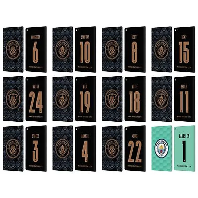 Man City Fc 2020/21 Women's Away Kit Group 1 Leather Book Case For Amazon Fire • £19.95