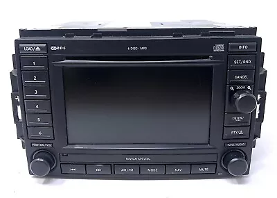 2005 2006 2007 JEEP GRAND CHEROKEE 6-Disc Navigation GPS Radio OEM Jeep Chrysler • $299.99