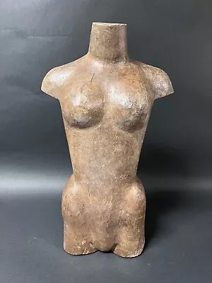 Large Vintage Female Mannequin Papermache Mold - Torso • $700