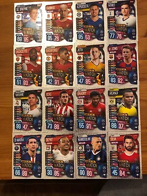 Match Attax 2019/20 19/20 Full Set Of Man Of The Match Cards - All 16 Motm Cards • £3.95