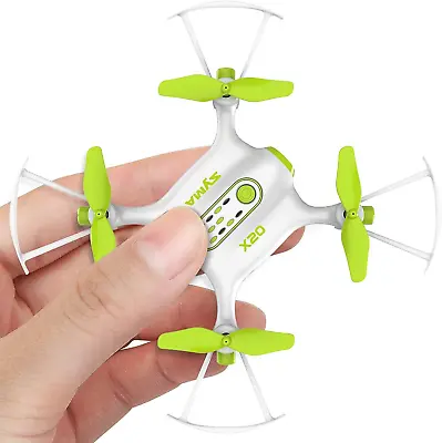 SYMA Mini Drone For Kids，X20 Portable Pocket Quadcopter With White Green  • $56.78