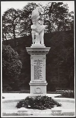 DERBYSHIRE  Great War Memorial  Matlock Bath    Doncaster Rotophoto RP POSTCARD • £5