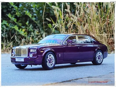 $304.20 • Buy 1/18 KYOSHO Rolls Royce Phantom Diecast Model Car Gifts Collection Metal Purple