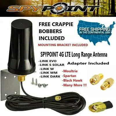 Spypoint Long Range Antenna Covert Blackhawk Solar Cellular RG 58 Cable • $14.99