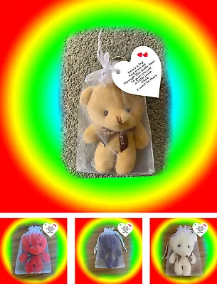I Miss You Bear In GIFT Bag Hanging Teddy Big Hug Token Gift Love • £5.99