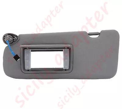 NEW Driver Side Interior Gray Sun Visor W/Mirror Light For 2017-2019 Honda CR-V • $52.99