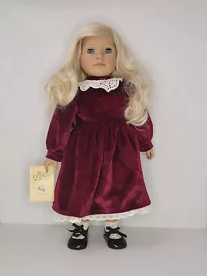 Heidi Ott Meet Beth Doll Best Friends 18” Blonde Hair Red Velvet Dress 1996 • $28