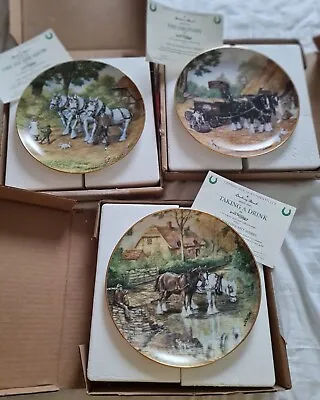 Danberry Mint Decorative Plates Shire Horses • £9.99