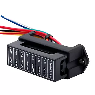 8 Way 12-32V Fuse Box Block Holder Circuit Automotive Car Boat Blade ATC ATO F • $10.09