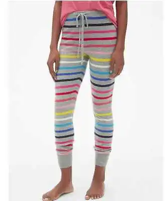 New Women's 2018 Xs S M L Gap Crazy Stripe Sweater Leggings Lounge Pants • £48.18