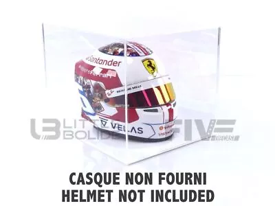 Mini Helmet 1/2 - Display Case Show-case 1/2 For Mini Helmet - Bv2white/73685 • $59.95