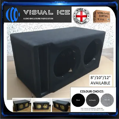  12  32cm DOUBLE OPTIMUM  SLOT PORT VENT SUB BOX SUB ENCLOSURE CAR AUDIO BASS • £174.94