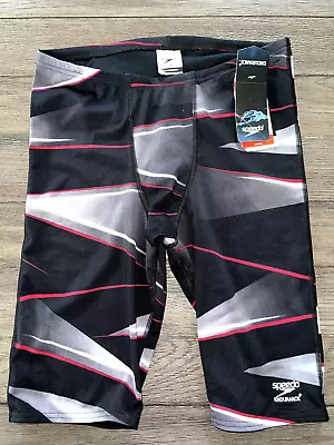 New Endurance + Speedo Swim Suit Jammer Black Sz 34 NWTS • $19.99