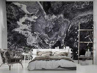 3D Black Marble Texture Self-adhesive Removable Wallpaper Murals Wall • $39.14