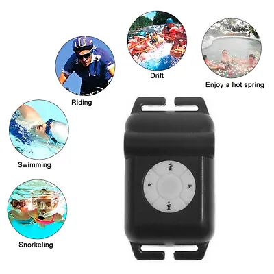 Waterproof IPX8 Clip MP3 Player FM Radio Stereo 4/8G Swimming Diving Music Play • $25.41